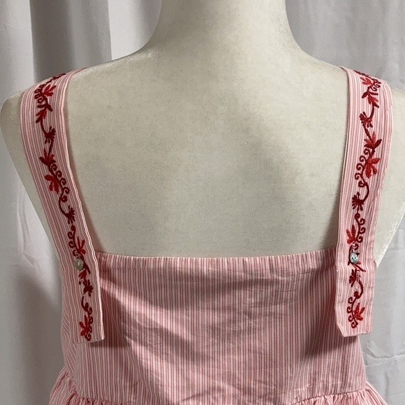 Zara Trafaluc Collection Embroidered Crop Style Ruffled Top - Picture 7 of 12